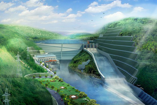 向阳老挝南塔河1号水电站项目